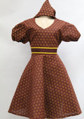 Ladies Traditional Dress With Puffed sleeves