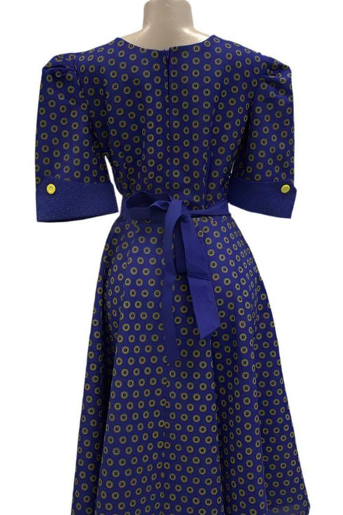 Ladies Button Detail Traditional Dress