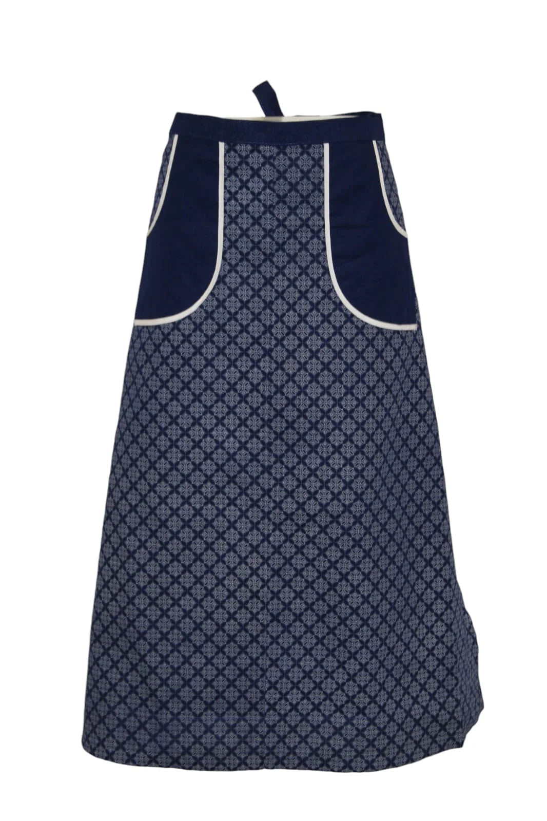 Ladies UMbhinqo Skirt With Apron-Blue