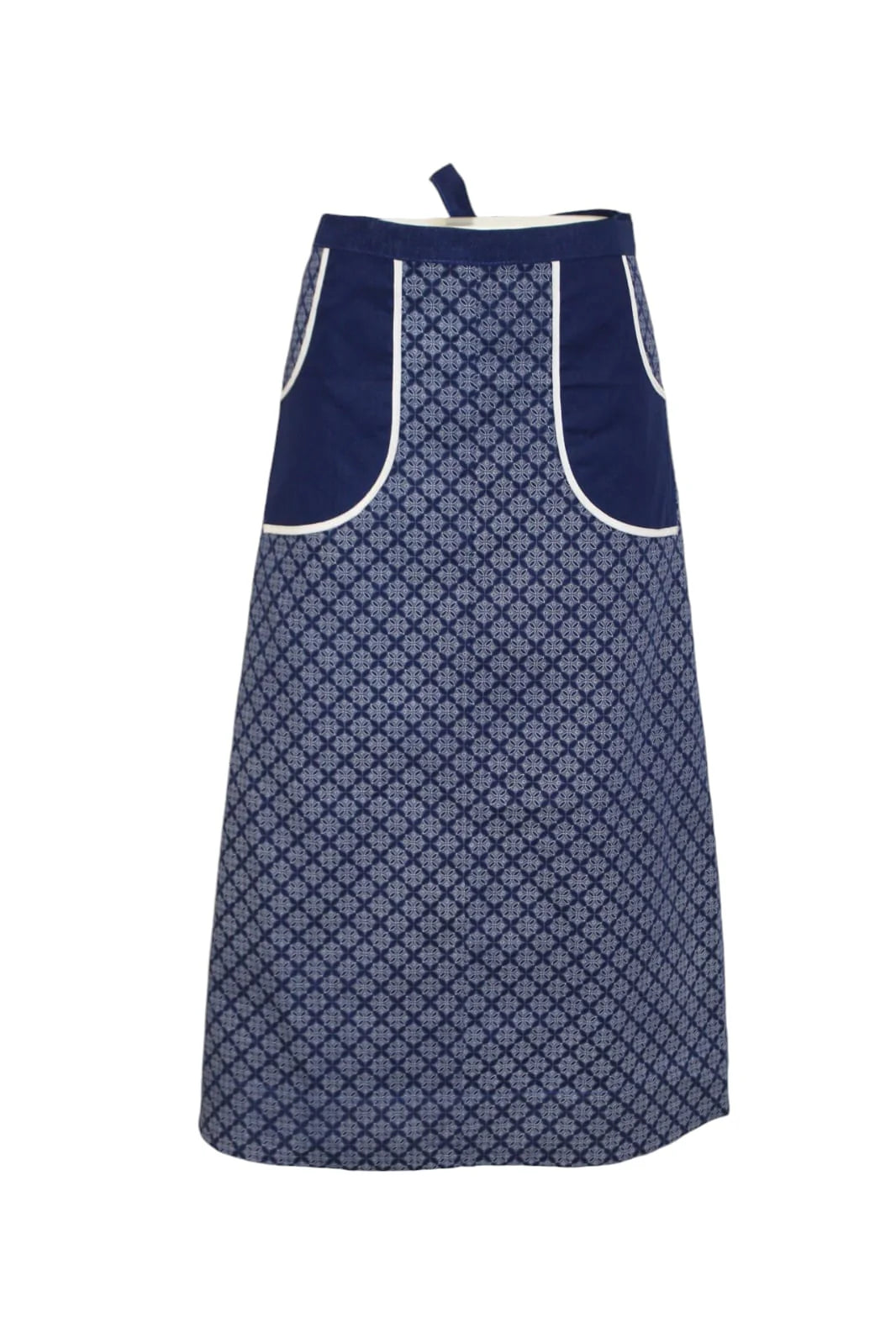 Ladies UMbhinqo Skirt With Apron-Blue